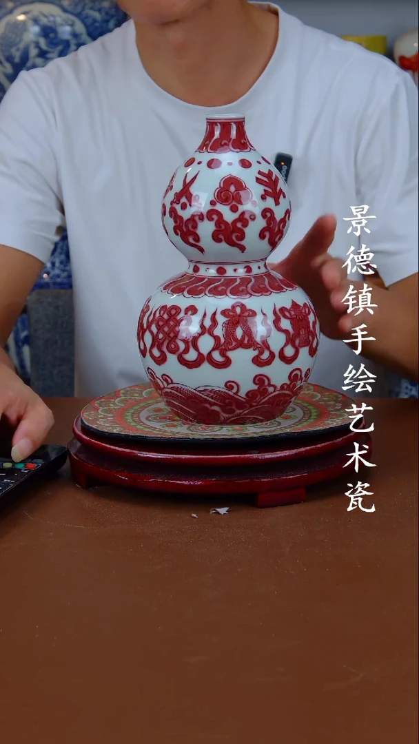 现代景德镇手工手绘陶瓷摆件32