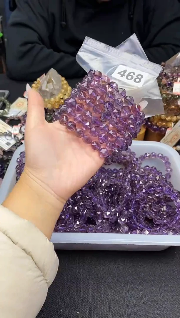 【闪购商品】水晶手串未镶嵌手串468多样性发其一
