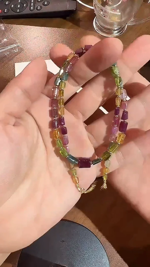 项链未镶嵌碧玺天然碧玺项链