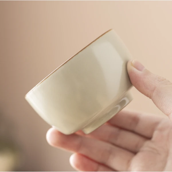 【仓播】黄汝禅定铜钱杯（简装）