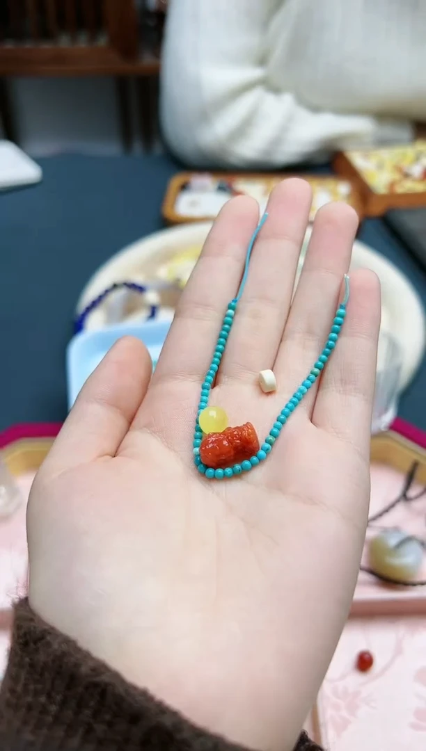 【闪购商品】南红玛瑙配饰未镶嵌南红多宝配饰*1 YX