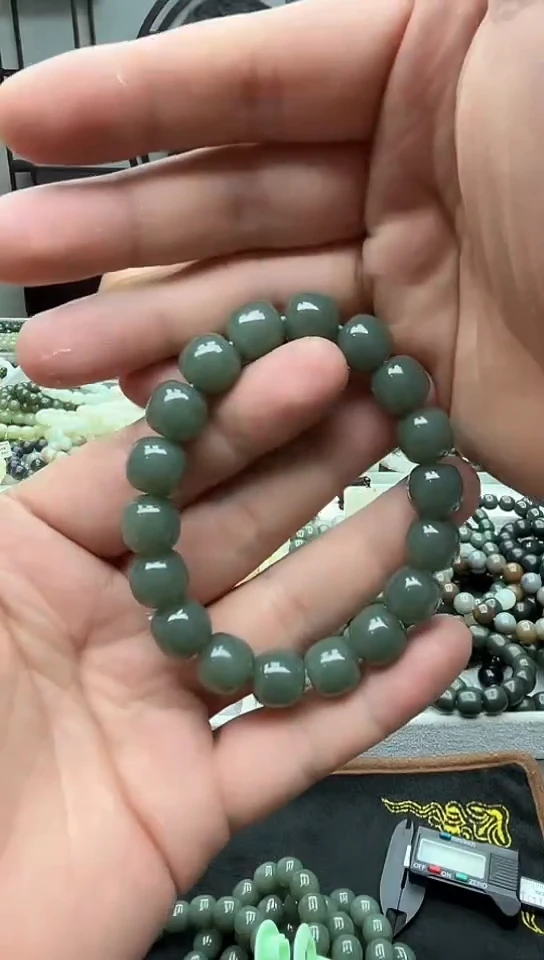 手串未镶嵌和田玉新疆且末天空蓝12