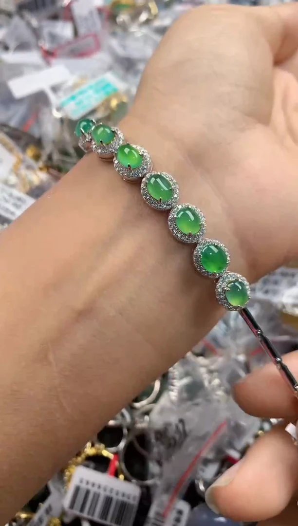 银S925镶嵌戒指翡翠121212----5