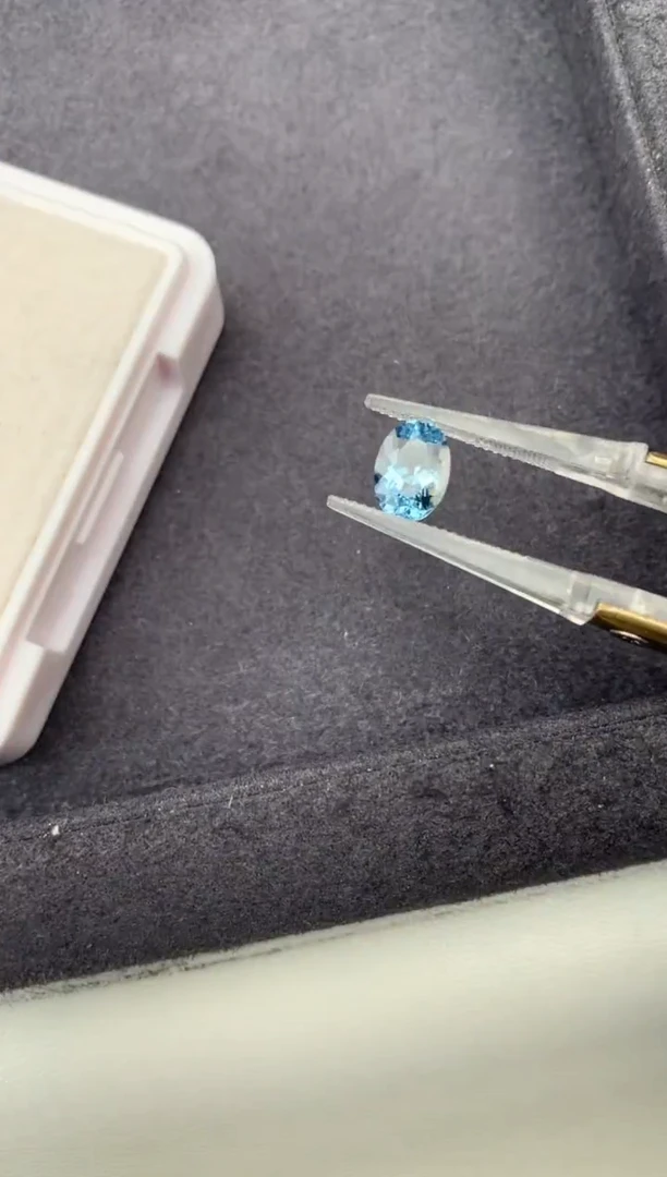 裸石海蓝宝石1.5ct  海蓝宝石 定制 B