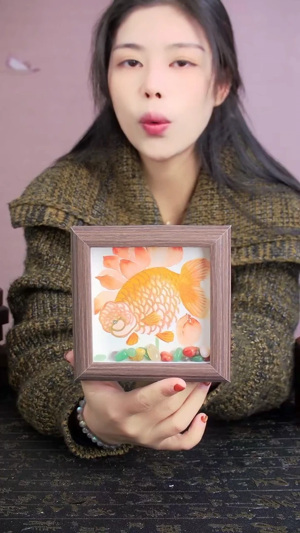 兰寿金玉4寸原创手绘