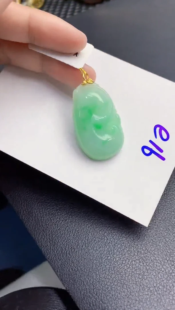 【闪购商品】翡翠颈饰18K金镶嵌000000000