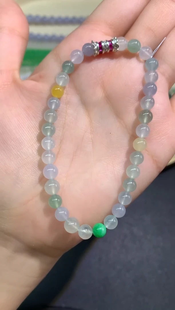 未镶嵌手链翡翠手串A393|2980