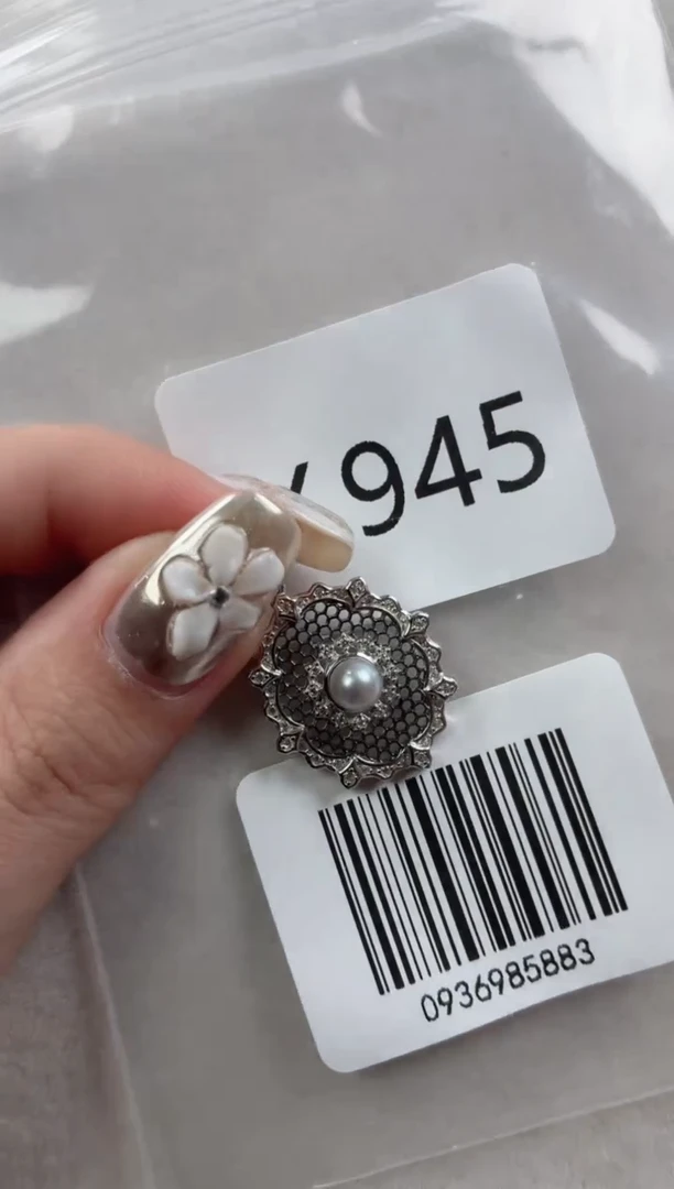 银S925镶嵌吊坠海水珍珠X945