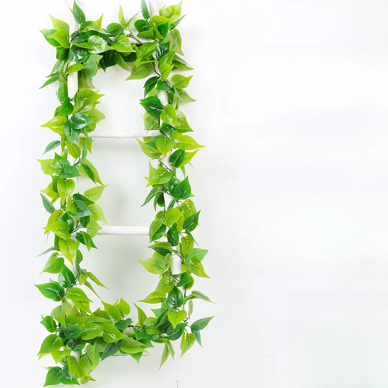 仿真树叶藤条假花装饰绿萝花藤缠绕藤蔓空调水管道遮挡塑料绿植物