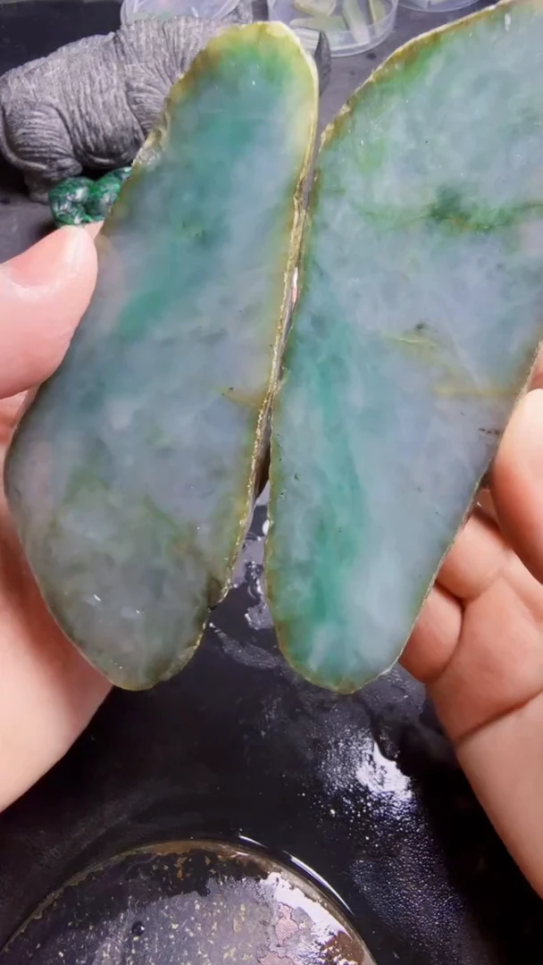 未镶嵌挂件翡翠清*天然翡翠134