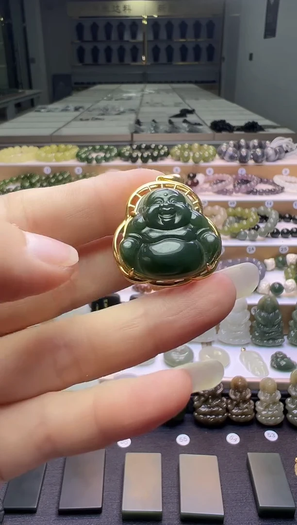 颈饰银S925镶嵌和田玉146号链接925银镶嵌