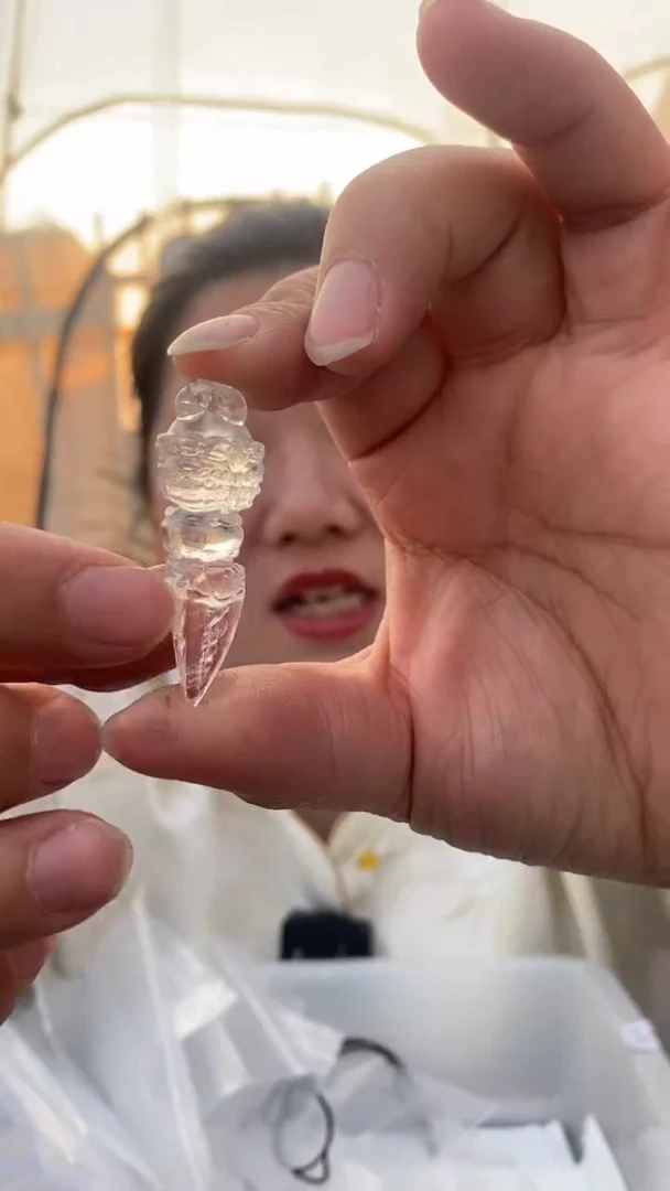 【闪购商品】水晶金刚杵未镶嵌白水金刚杵D184多样性发其一40-45