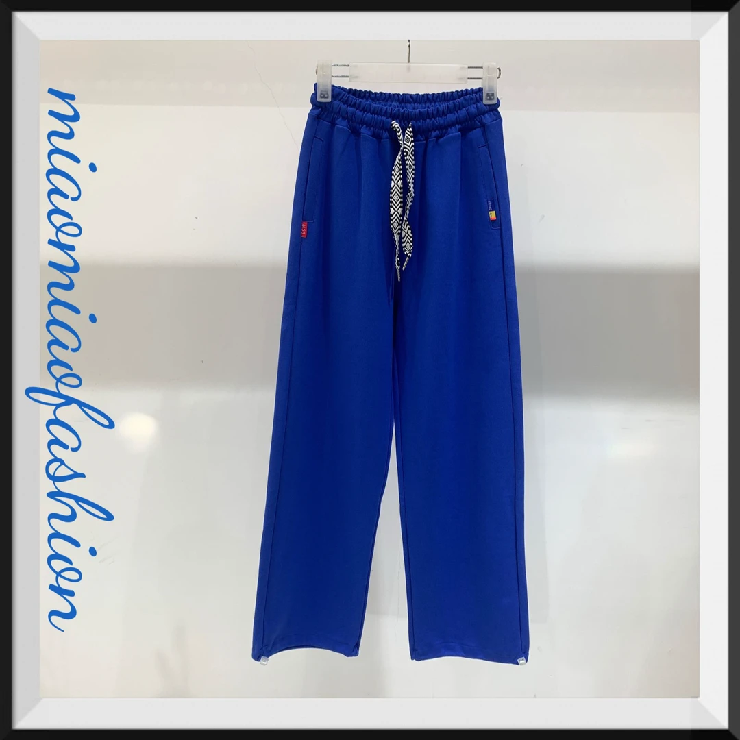 【MiO】米奥春季新款个性小众潮流舒适百搭时尚宽松气质休闲长裤