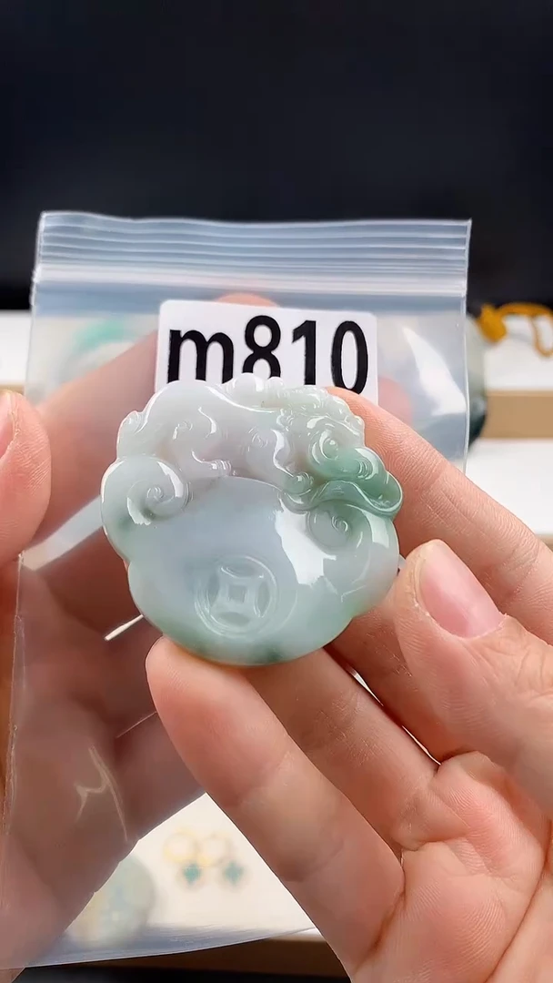 颈饰未镶嵌翡翠天然翡翠吊坠挂件