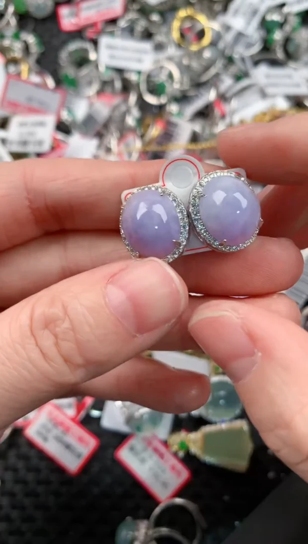 银S925镶嵌戒指翡翠888       6