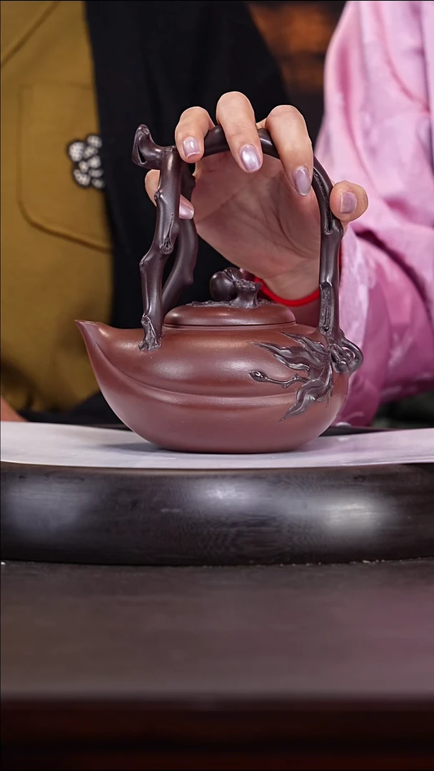 范菊英25-38底槽清寿桃提梁500c