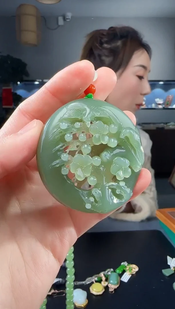 【闪购商品】和田玉吊坠(不含链)未镶嵌1