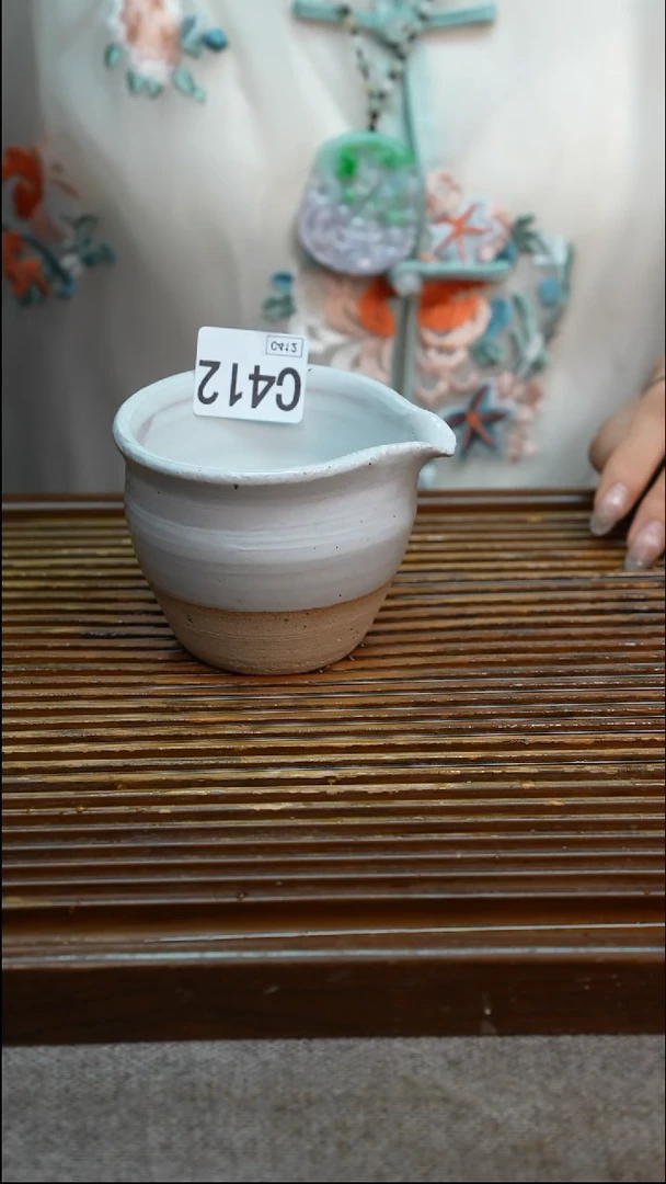 万古烧粗陶手工茶具