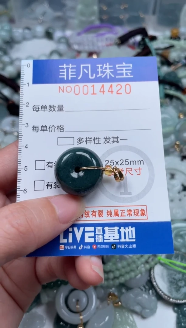 颈饰未镶嵌翡翠14420