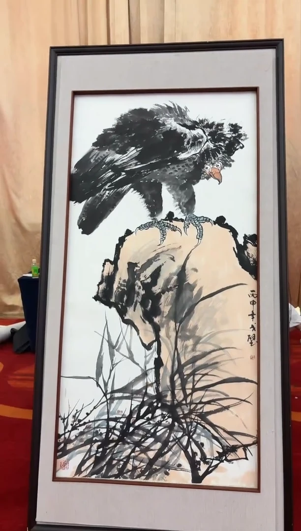 国画书画报艺术甄选戈壁作8平尺花鸟