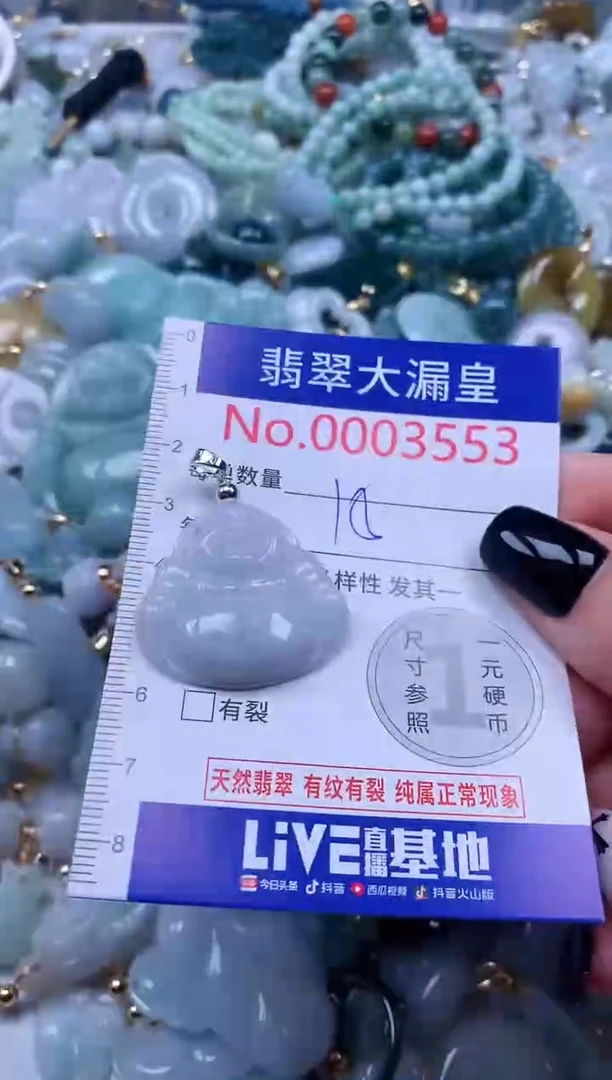 颈饰未镶嵌翡翠3553