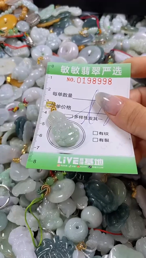 翡翠未镶嵌颈饰闪购0198998多样性发其一