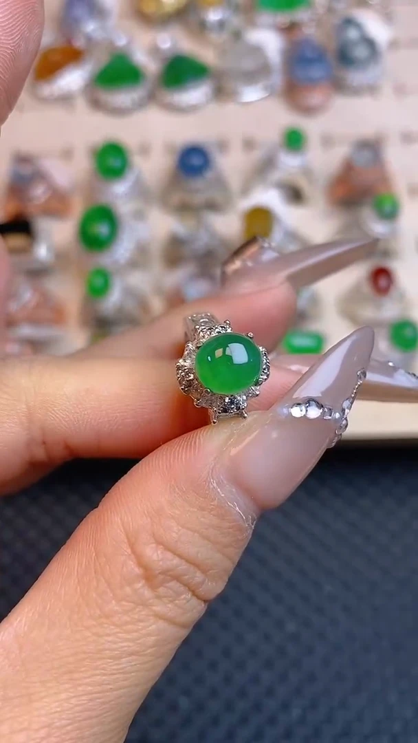 【闪购商品】定制翡翠未镶嵌天然A货翡翠77