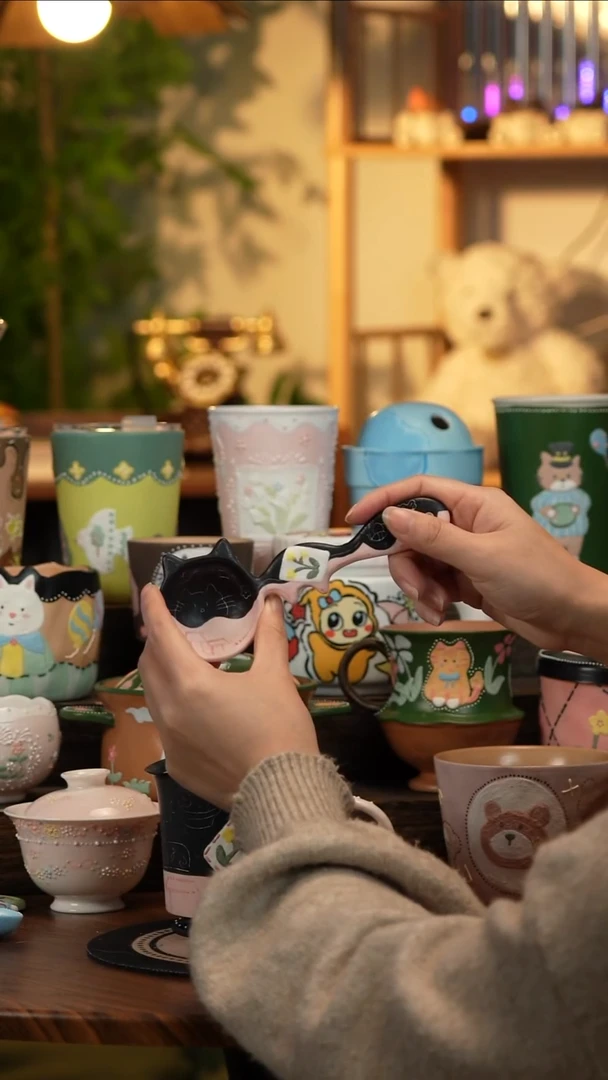 杯子瓷预售A209景德镇原创手工陶瓷