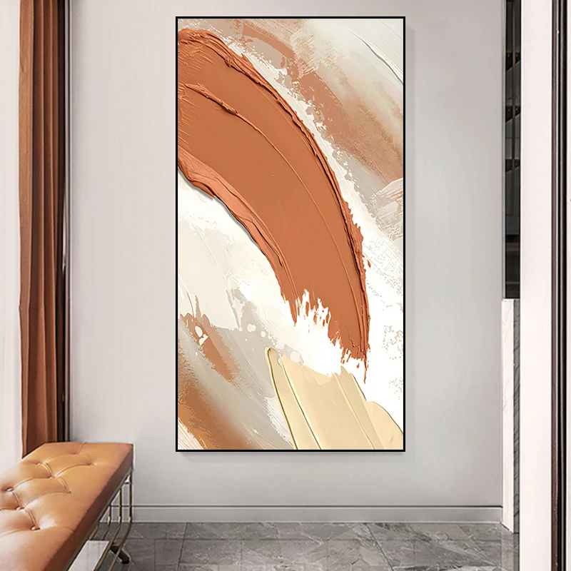 优品【蔓延】现代简约客厅竖版装饰画沙发背景落地画大气抽象玄关画