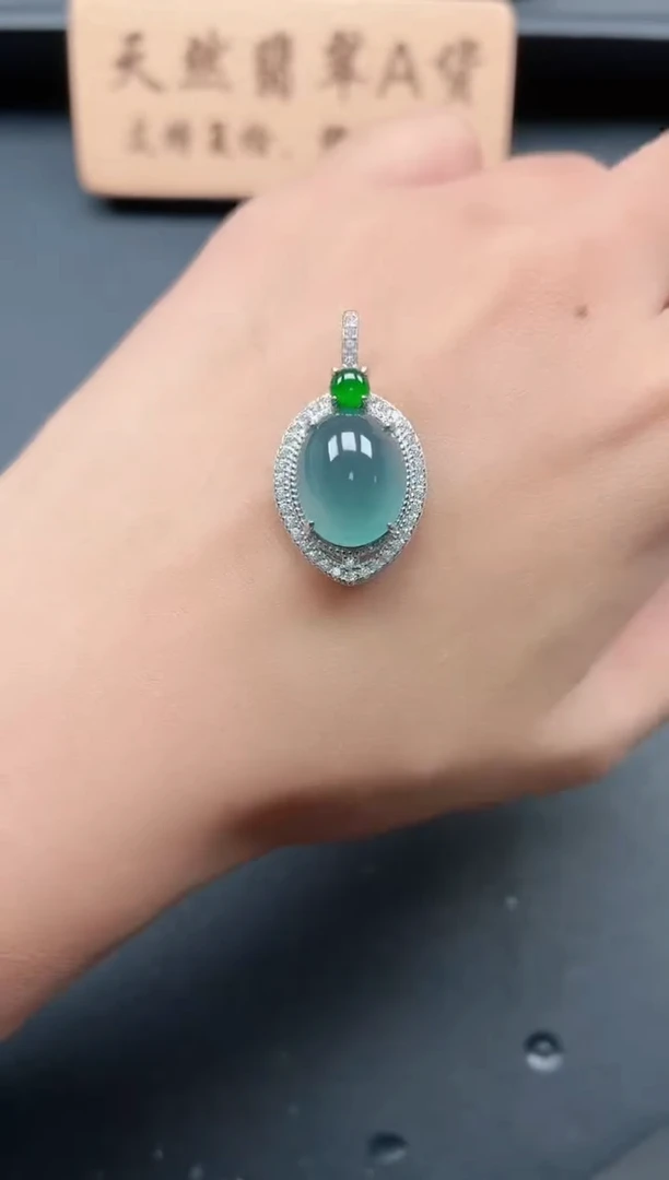 银S925镶嵌戒指翡翠1111