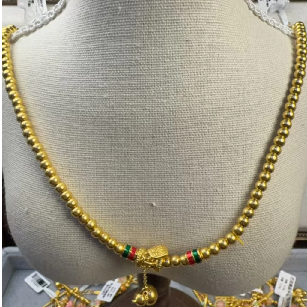 足金999葫芦万能链项链