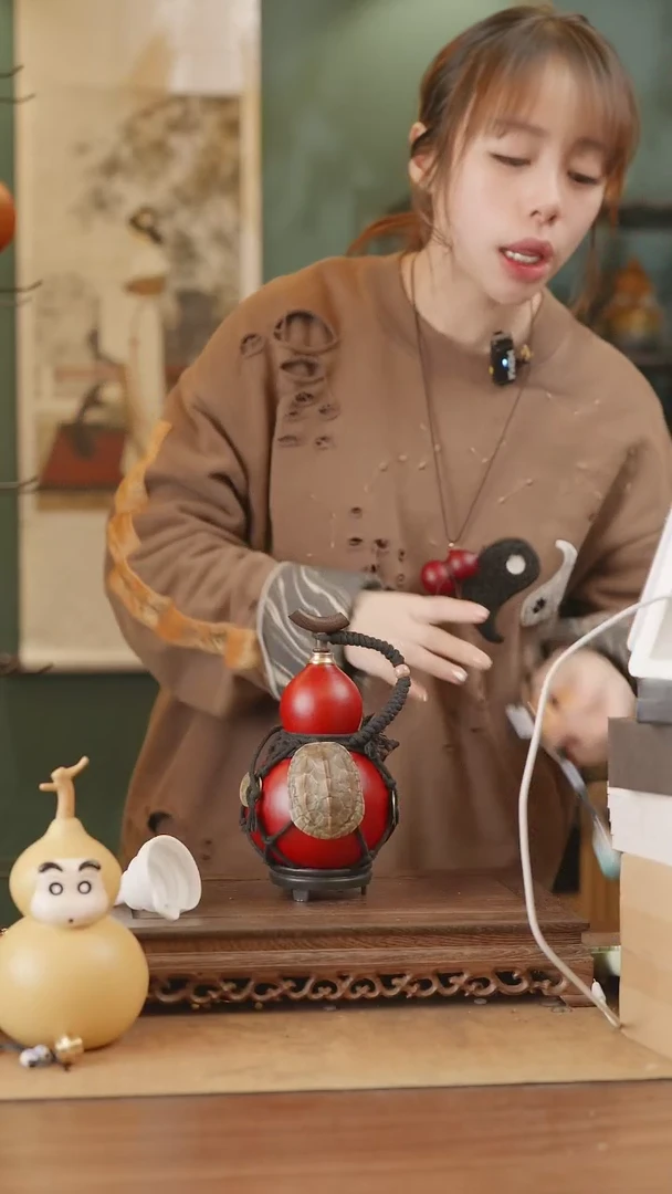 【闪购商品】260号精品天然大漆工艺防渗内胆酒葫芦~