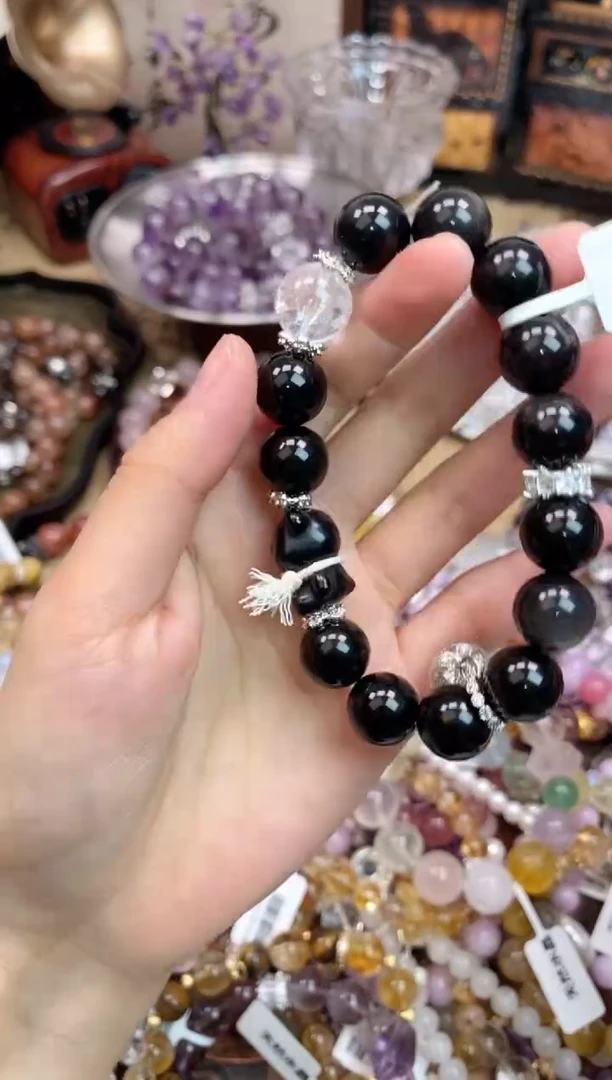 【闪购商品】黑曜岩手饰未镶嵌112