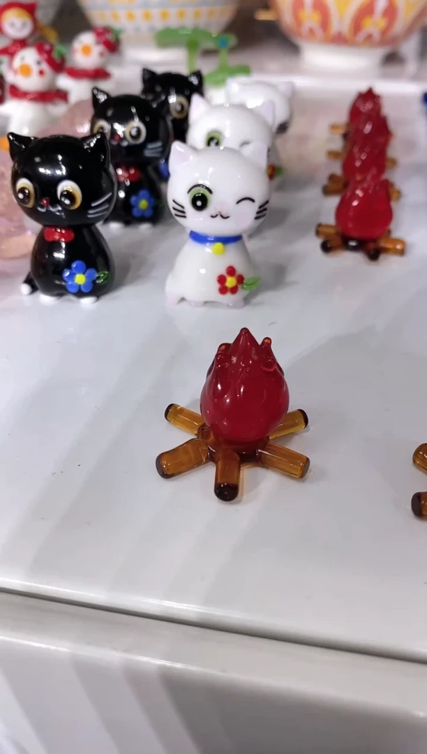 手工艺品琉璃海*篝火