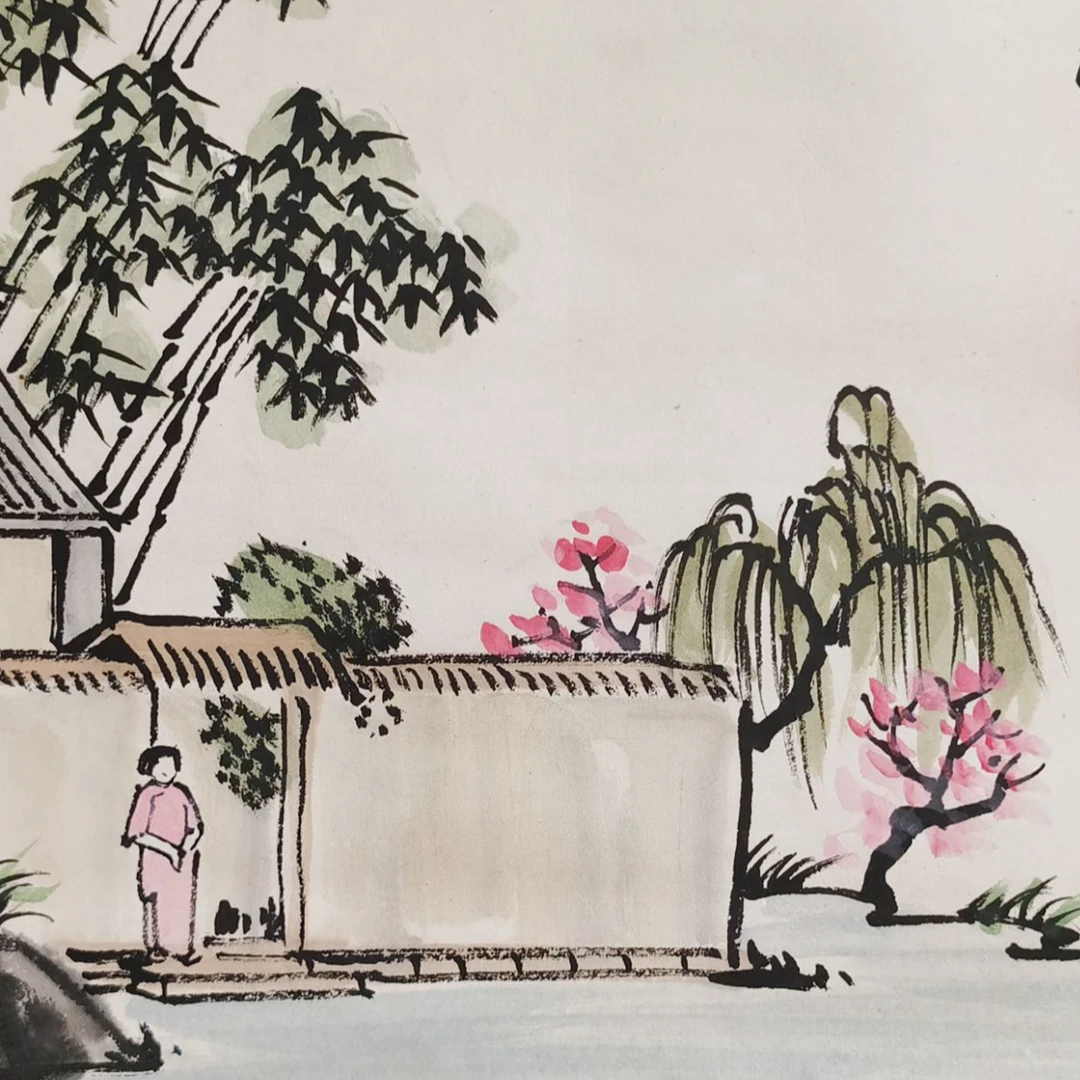 【辽拍】V250709-2-730《山水》（1.1平尺) 纸本镜片 dll1204