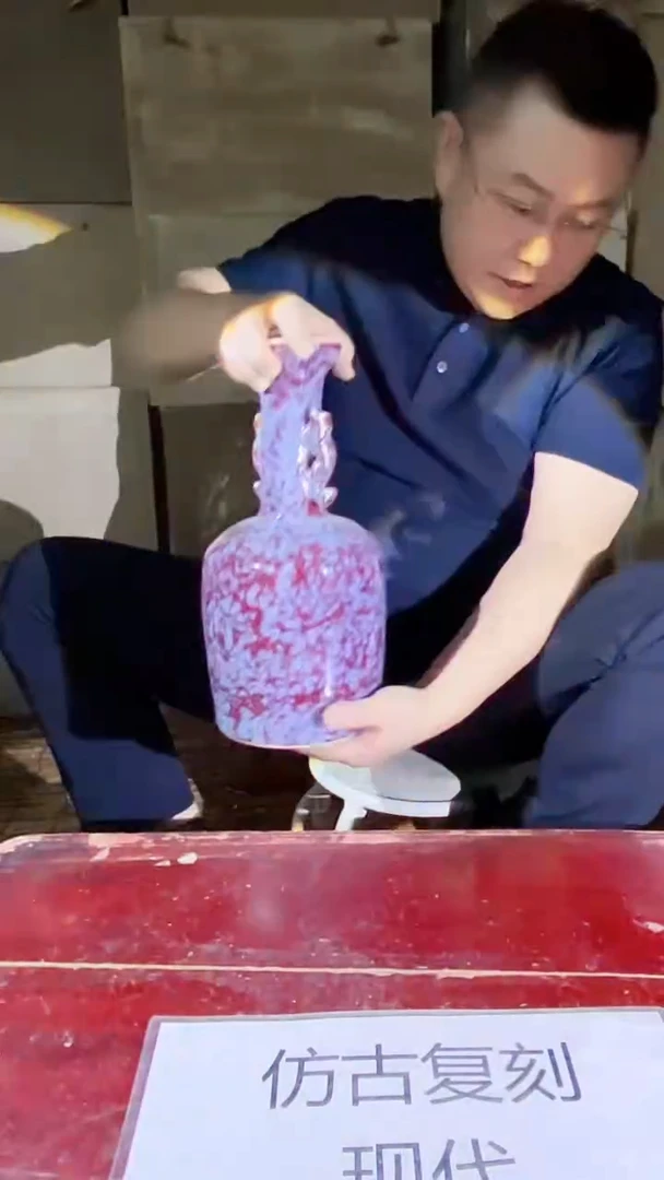 摆件景德镇陶瓷流水124