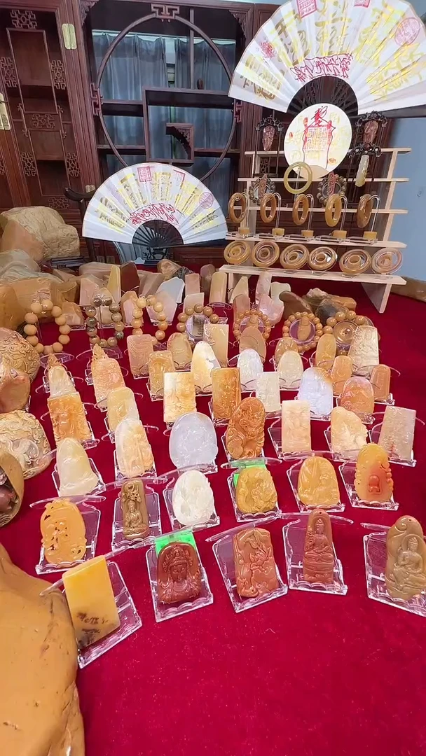 十**美精工雕黄蜡石链接