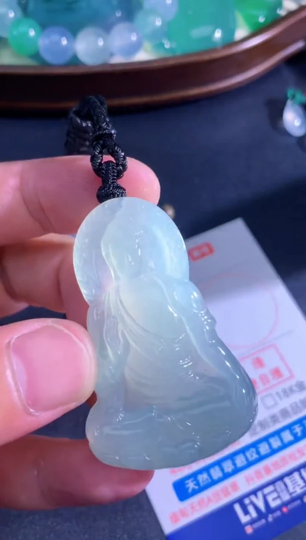 颈饰未镶嵌翡翠天然A货翡翠