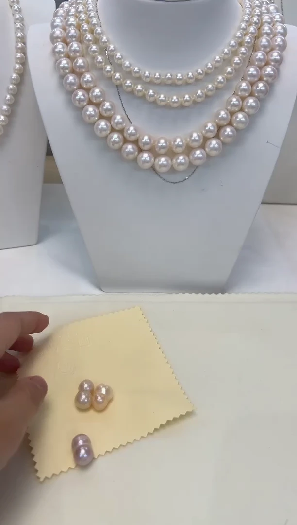 【闪购商品】淡水珍珠颈饰银S925镶嵌吊坠随机一个