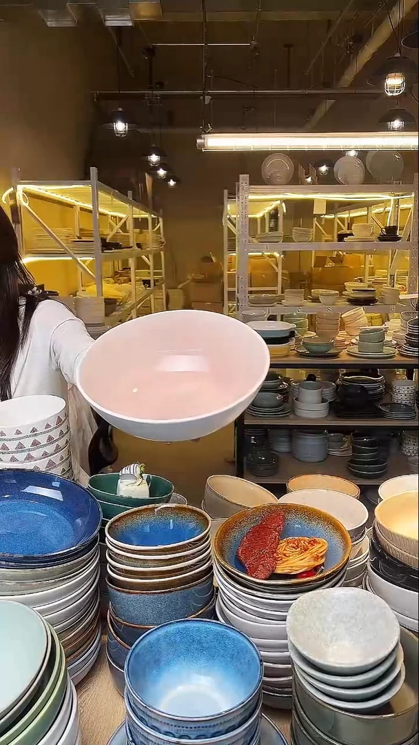 瓷66【瑕疵】外贸尾货窑变釉下彩