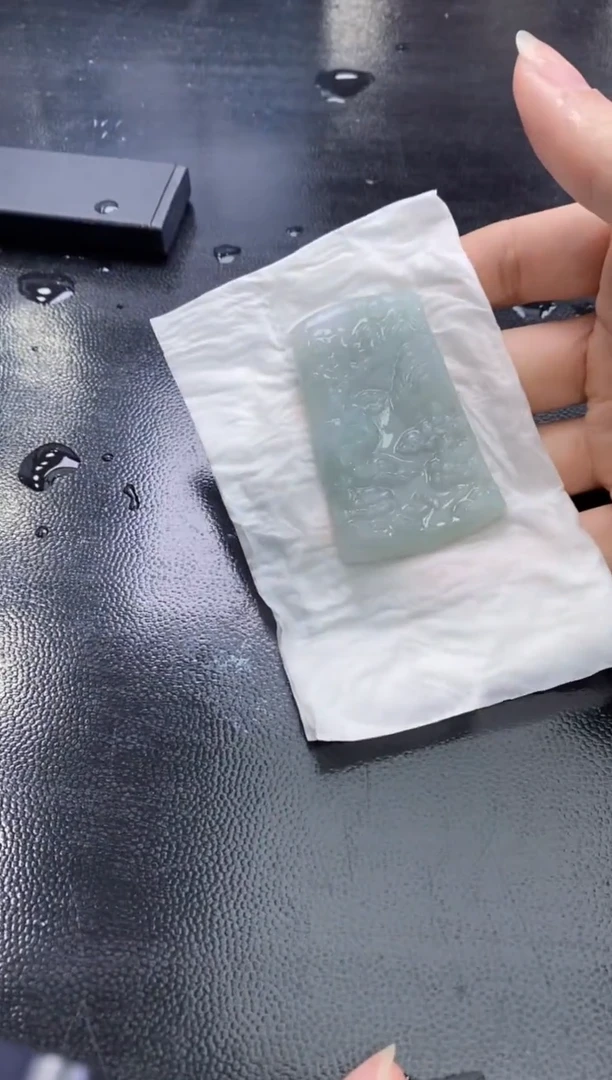 【闪购商品】定制翡翠未镶嵌牌子+QZG241120-15  106