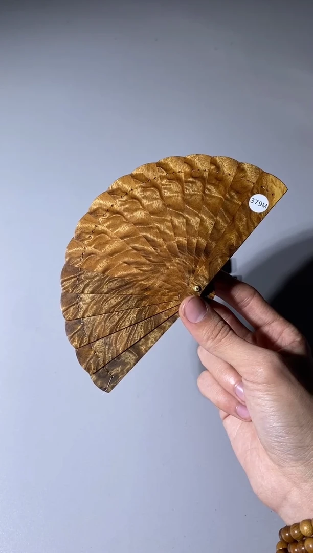 【闪购商品】金丝楠379号10cm金丝楠迷你扇