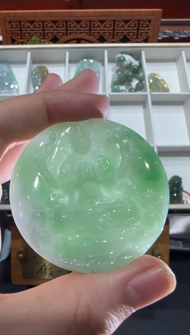 未镶嵌挂件翡翠A货翡翠多样性孤品