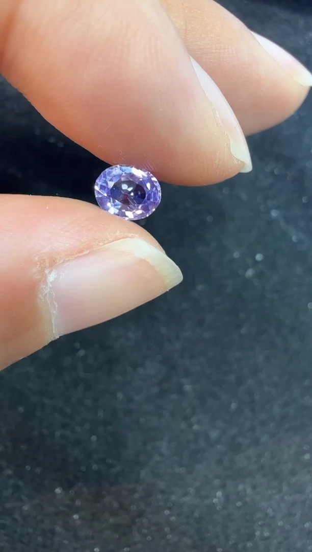 未镶嵌定制定制蓝宝石天然国际证书0.81克拉无烧