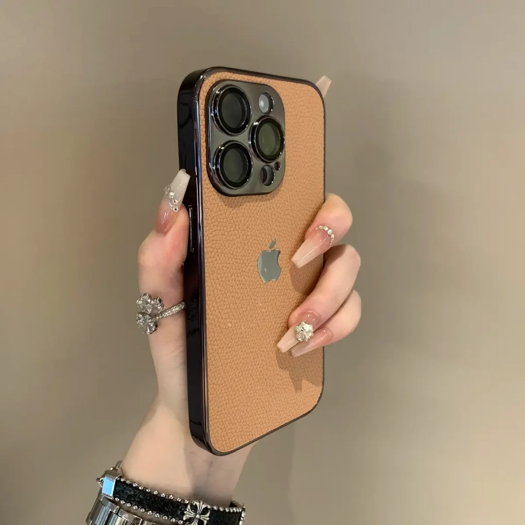 新款简约奢华适用苹果15手机壳iPhone15promax高档14潮牌13套12