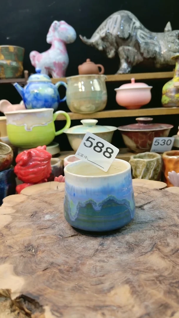 高温颜色釉窑变系列 微瑕