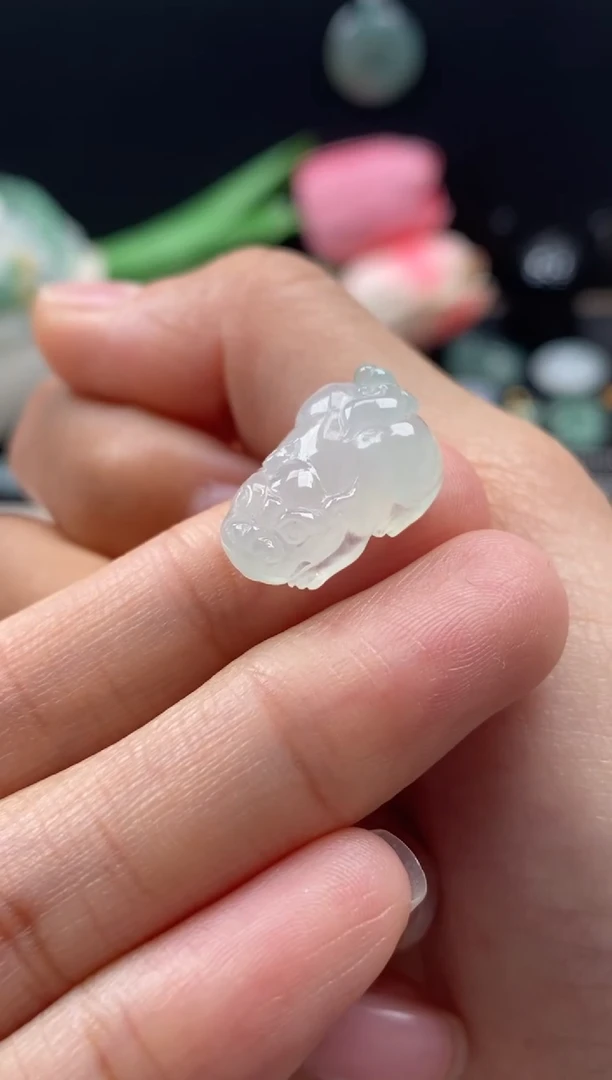 【闪购商品】翡翠颈饰未镶嵌翡翠冰种裸石