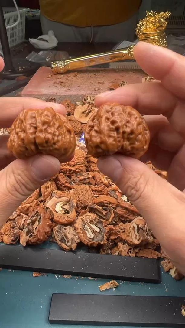 【闪购商品】文玩核桃把件雷龙文玩核桃蛤蟆头42尺寸-87