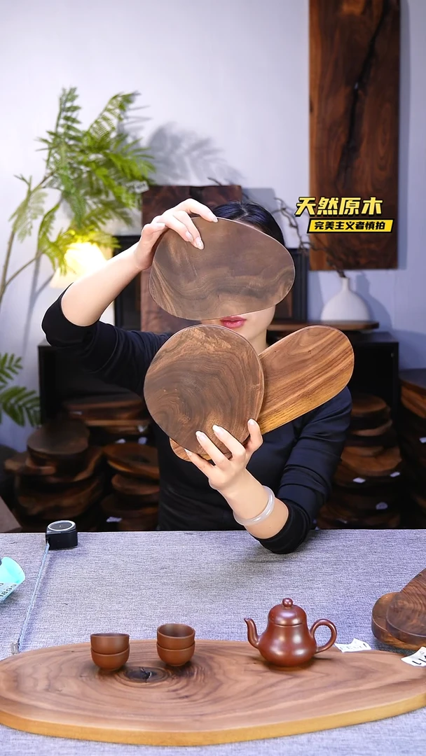 木北美黑胡桃原木.干裂疤结不属于商品质量问题完美主义者慎拍