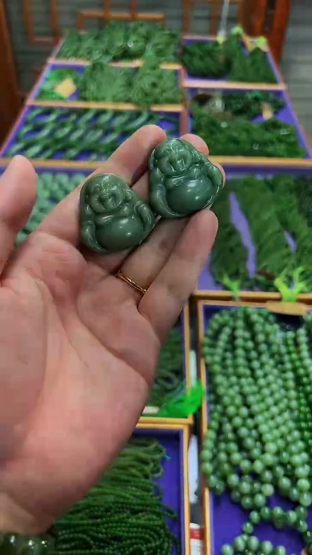 手串未镶嵌和田玉佛公